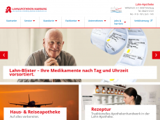 Screenshot der Domain arzneimittelinfo-marburg.de
