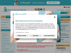 Screenshot der Domain arzneimittelreportperklick.de