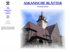 Screenshot der Domain askanischeblaetter.de