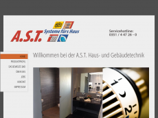 Screenshot der Domain ast-haustechnik.de