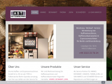 Screenshot der Domain ast-kaffeemaschinen.de