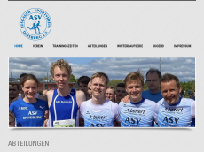 Screenshot der Domain asv-duisburg.de