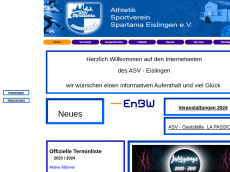 Screenshot der Domain asv-eislingen.de