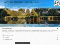 Screenshot der Domain asv-eisteiche.de