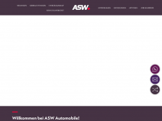 Screenshot der Domain asw-neckarsulm.de