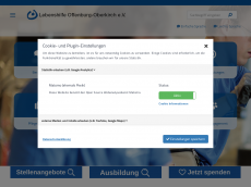 Screenshot der Domain asw-we.de