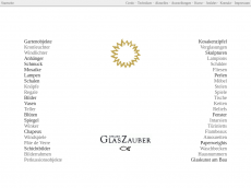 Screenshot der Domain atelier-glaszauber.de