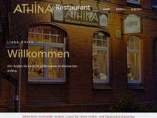 Screenshot der Domain athina-restaurant.de