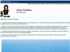 Screenshot der Domain athinapoullidou.de