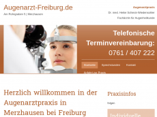 Screenshot von augenarzt-freiburg.de