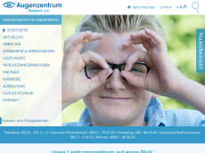 Screenshot der Domain augenarzt-gap.de