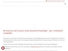 Screenshot der Domain aussagepsychologische-gutachten.de