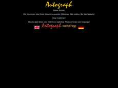 Screenshot der Domain autographmodel.de