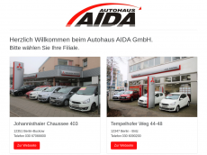 Screenshot der Domain autohaus-aida.de