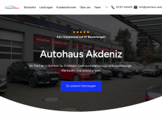 Screenshot der Domain autohaus-akdeniz.de