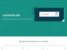 Screenshot der Domain autotrial.de