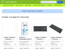 Screenshot der Domain autotroph.de