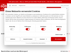 Screenshot der Domain avd-histo-cup.de