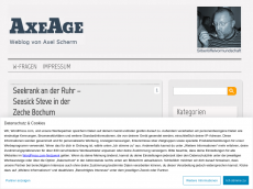 Screenshot der Domain axeage.de