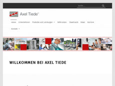 Screenshot von axel-tiede.de