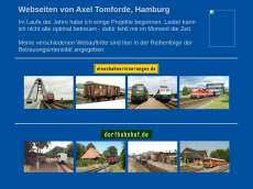 Screenshot der Domain axel-tomforde.de