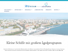 Screenshot der Domain azamara-kreuzfahrt.de