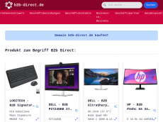 Screenshot der Domain b2b-direct.de