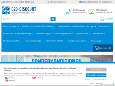 Screenshot der Domain b2b-discount.de