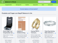 Screenshot der Domain balance-in-life.de