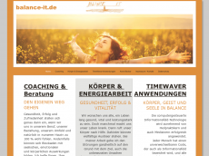 Screenshot der Domain balance-it.de