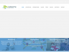 Screenshot der Domain ballonfahren-niederbayern.de