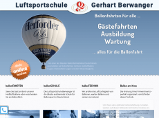 Screenshot der Domain ballonfahren-owl.de