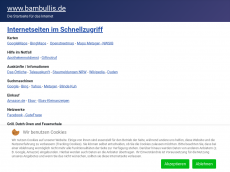 Screenshot der Domain bambullis.de
