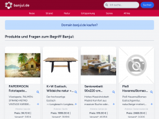 Screenshot der Domain banjul.de
