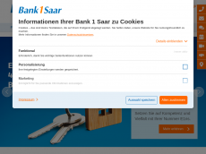 Screenshot der Domain bank-1-saar.de