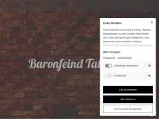 Screenshot der Domain baronfeind.com