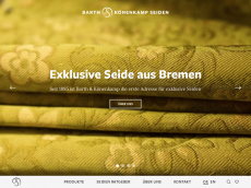 Screenshot von barthseiden.de