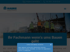 Screenshot der Domain bau-mit-hauke.de