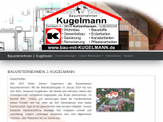 Screenshot der Domain bau-mit-kugelmann.de