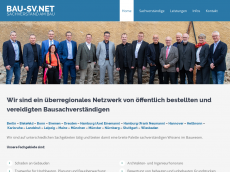 Screenshot der Domain bau-sv.net