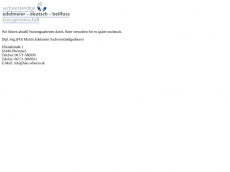 Screenshot der Domain bau-svbuero.de