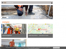 Screenshot der Domain bau-tankstellen.de