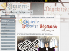 Screenshot der Domain bauerntheater-naegelstedt.de