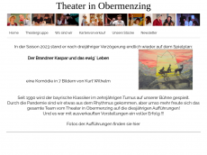 Screenshot der Domain bauerntheaterinobermenzing.de