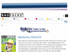 Screenshot der Domain baufuchs.com