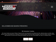 Screenshot der Domain bavaria-fireworks.de