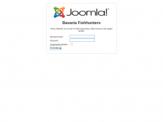 Screenshot der Domain bavaria-fishhunters.de