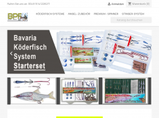 Screenshot der Domain bavaria-fishing.com