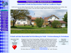 Screenshot der Domain bayerwaldblick.de