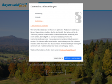 Screenshot der Domain bayerwaldcard-plus.de
